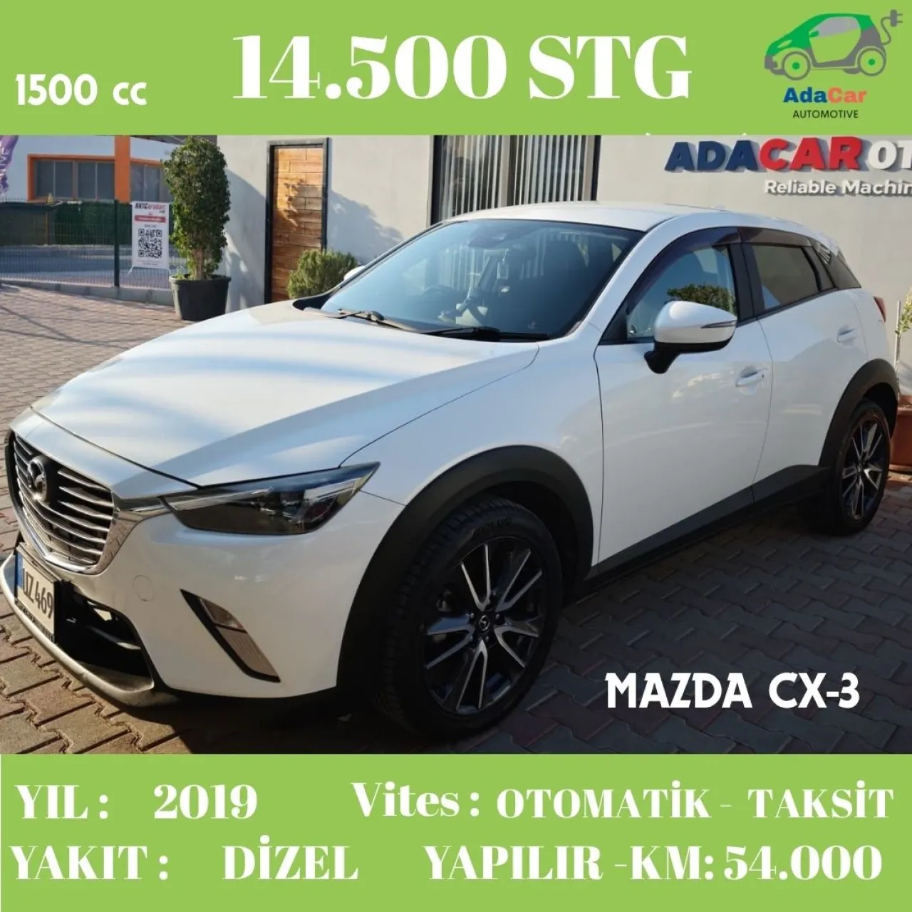 2019 Model Otomatik Mazda CX-3