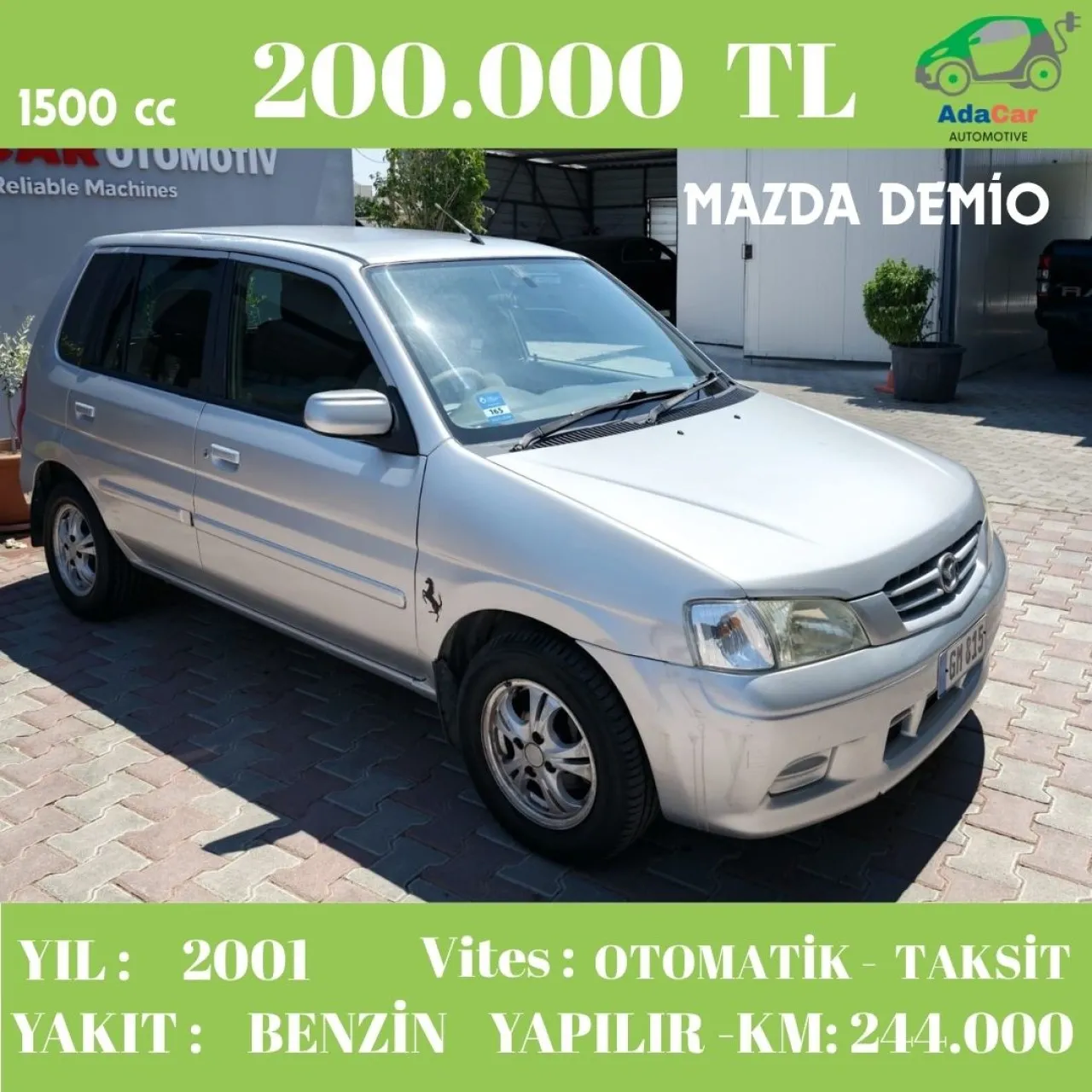 2001 Model Otomatik Mazda Demio