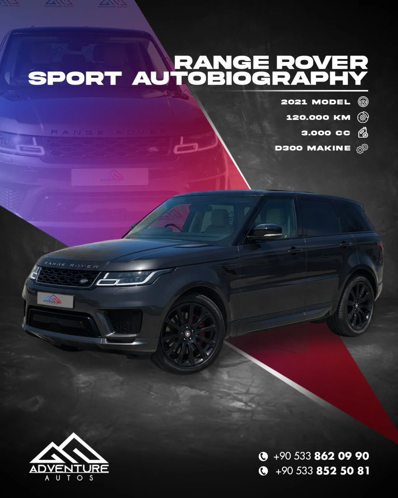 2021 Model Otomatik Land Rover Range Rover Sport